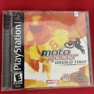 Moto Racer: World Tour (Sony PlayStation 1, PS1, 2000) Tested and Works